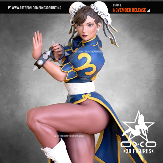 Chun Li - OXO3D - Dark Forge Arts