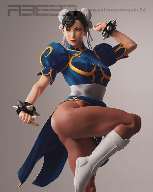Chun - Li v1 - Abe3D - Dark Forge Arts