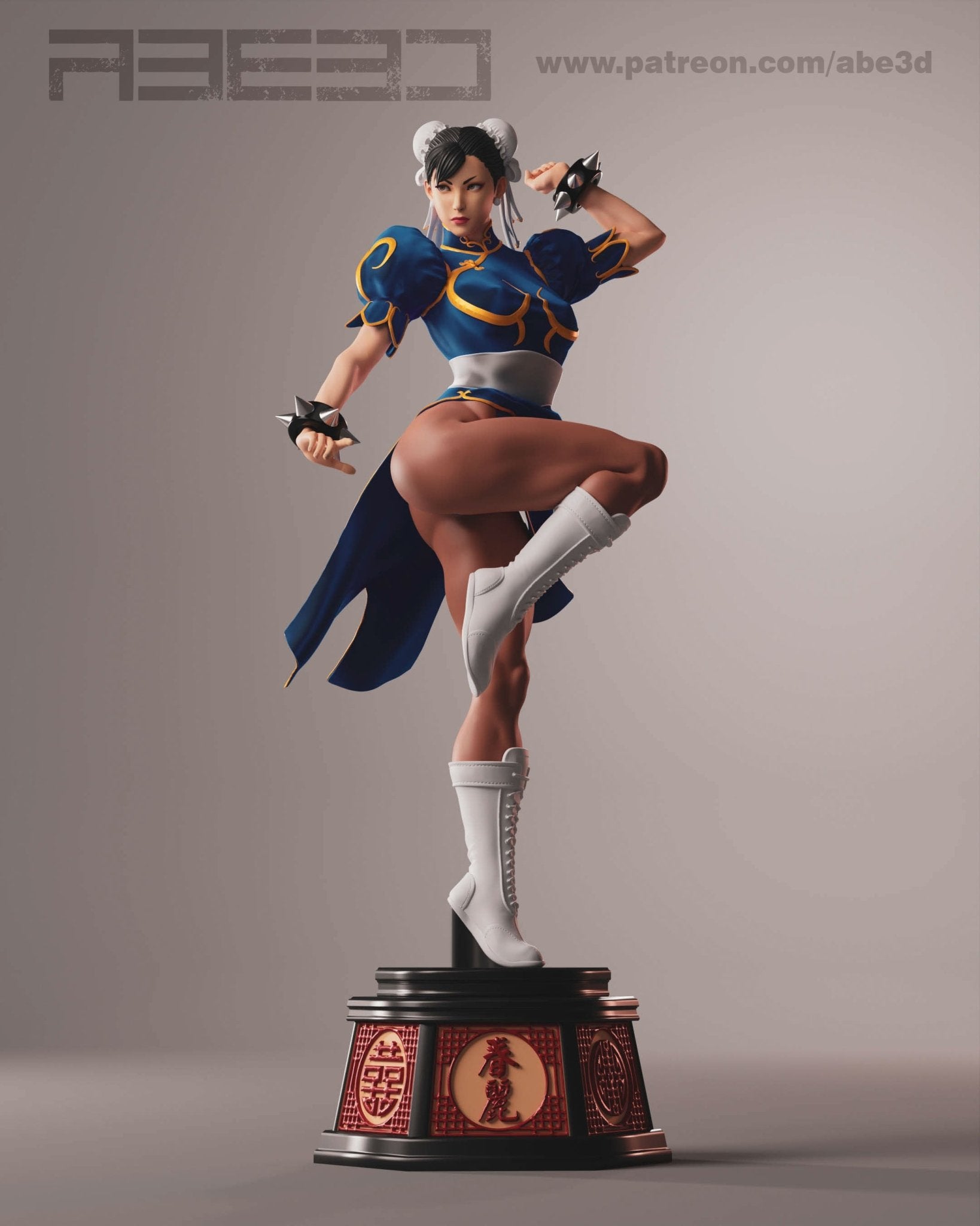 Chun - Li v1 - Abe3D - Dark Forge Arts
