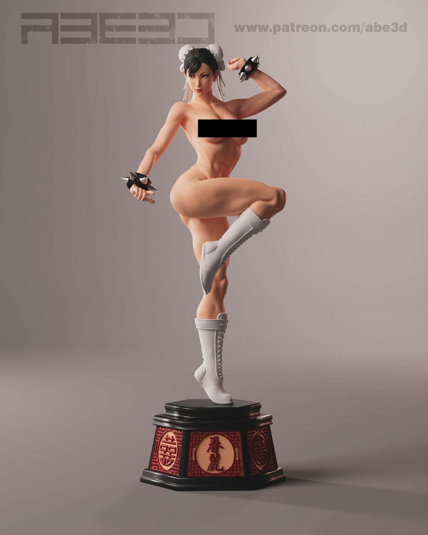 Chun - Li v1 - Abe3D - Dark Forge Arts