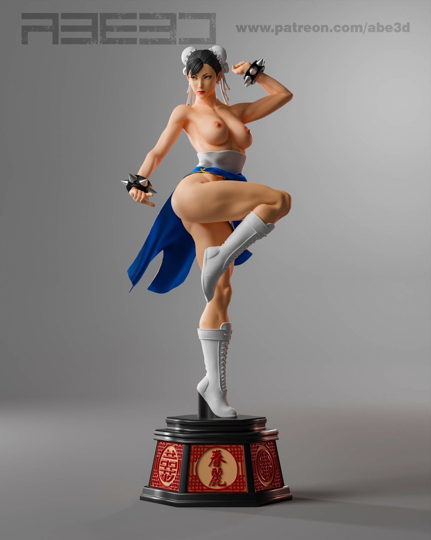 Chun - Li v1 - Abe3D - Dark Forge Arts