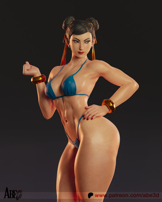 Chun - Li v3 - Abe3D - Dark Forge Arts