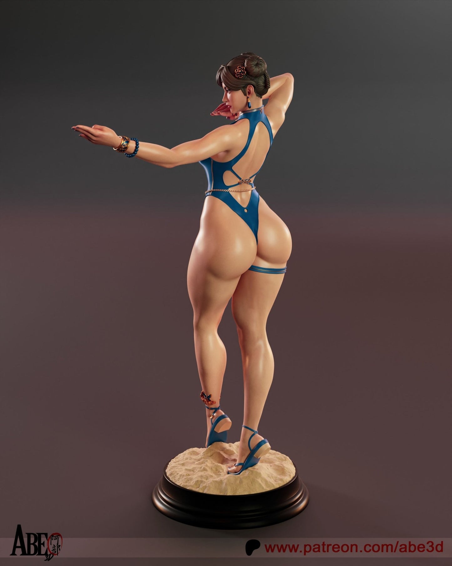 Chun - Li v5 - Abe3D - Dark Forge Arts