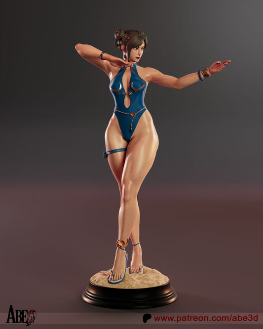 Chun - Li v5 - Abe3D - Dark Forge Arts