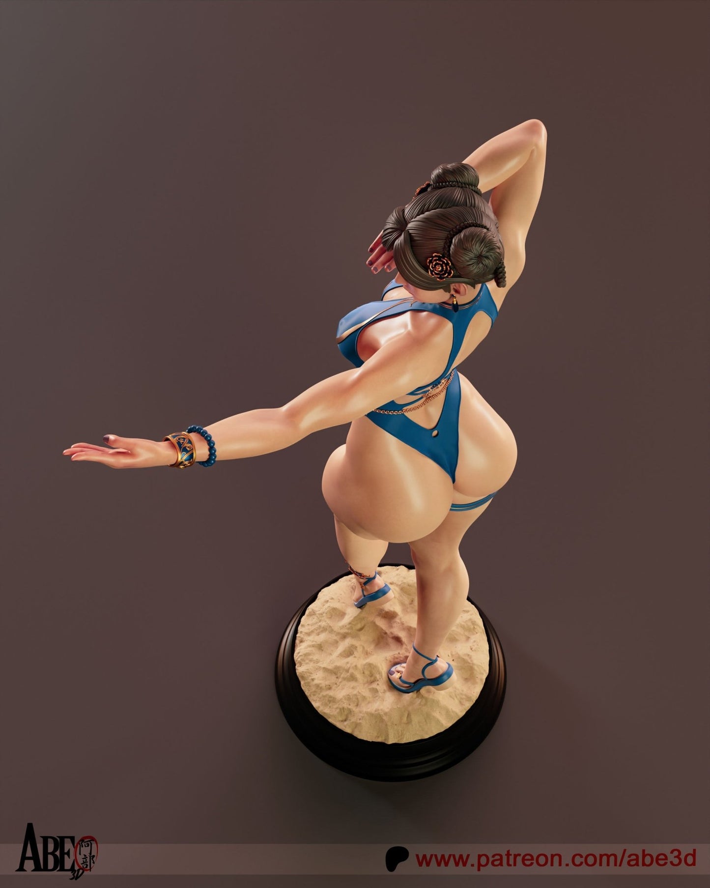Chun - Li v5 - Abe3D - Dark Forge Arts