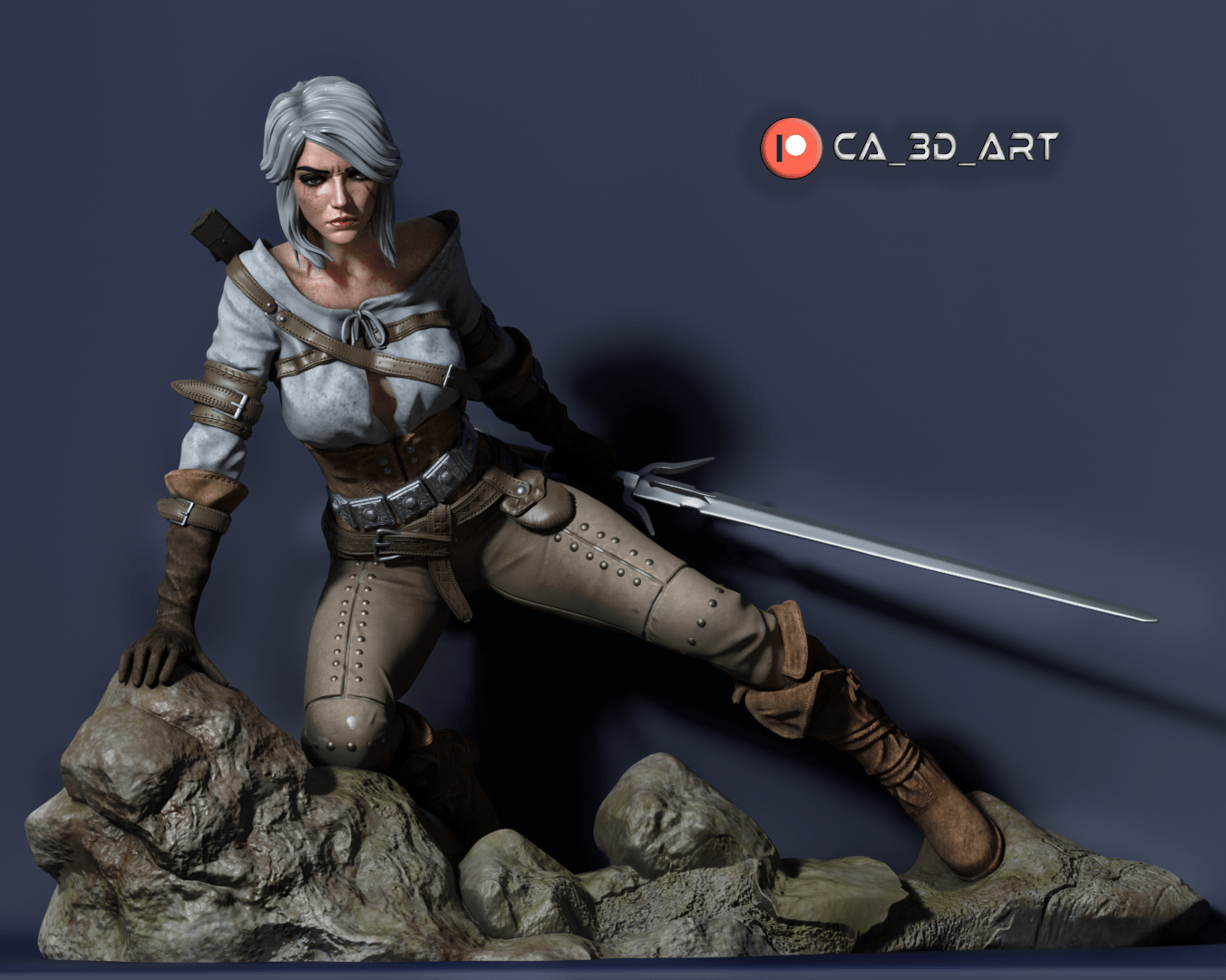 Ciri - CA 3D Studios - Dark Forge Arts
