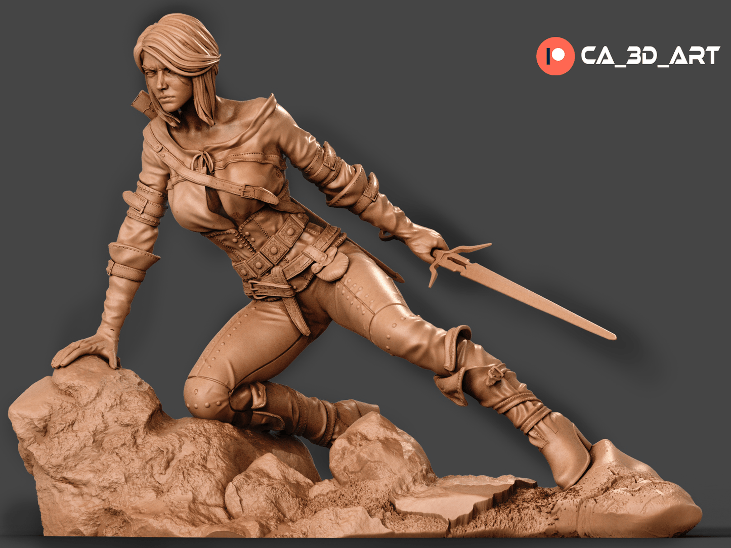 Ciri - CA 3D Studios - Dark Forge Arts