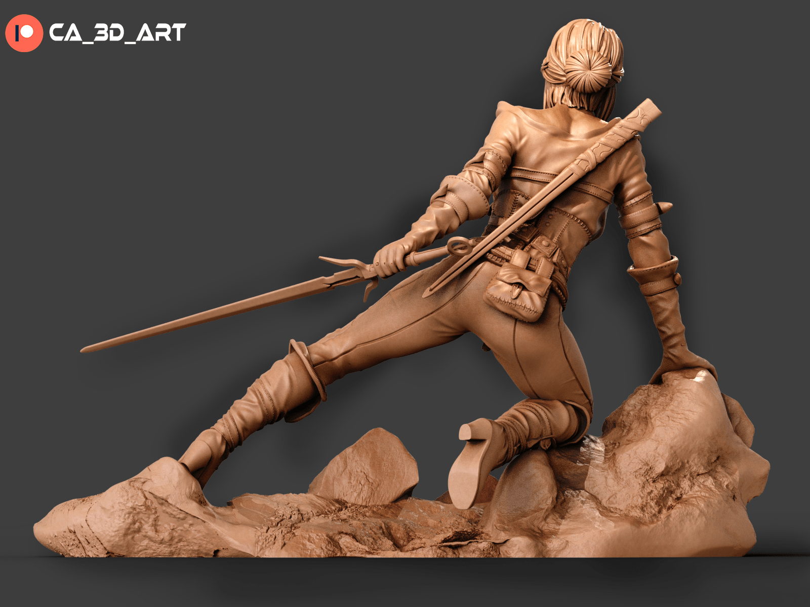 Ciri - CA 3D Studios - Dark Forge Arts
