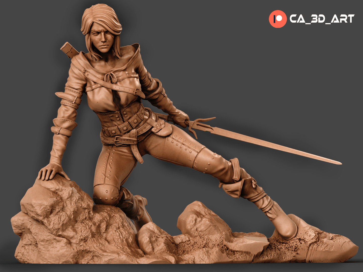 Ciri - CA 3D Studios - Dark Forge Arts