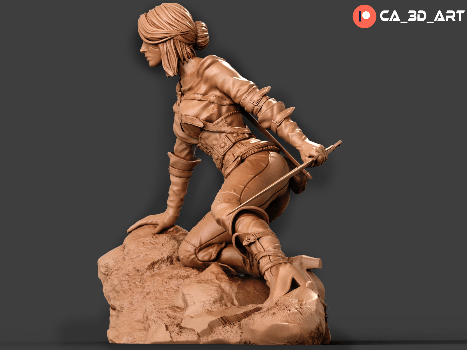 Ciri - CA 3D Studios - Dark Forge Arts