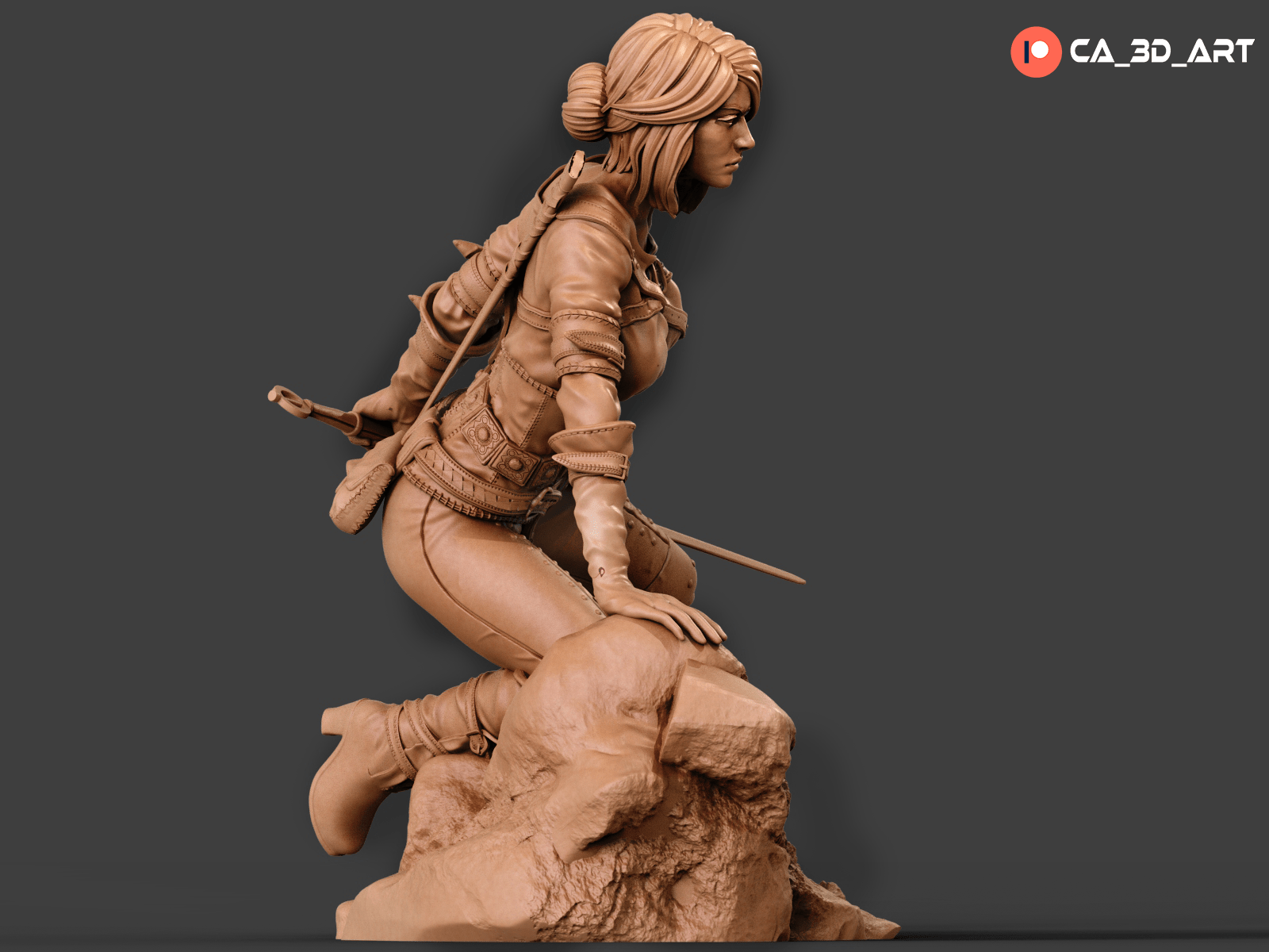 Ciri - CA 3D Studios - Dark Forge Arts