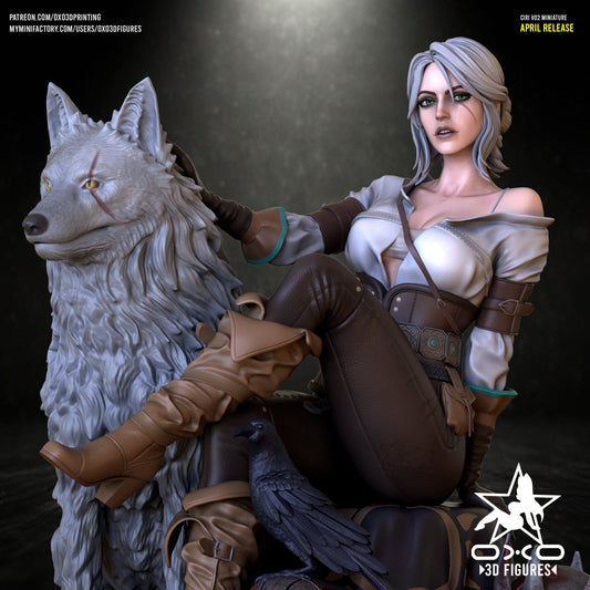 Ciri v2 - OXO3D - Dark Forge Arts