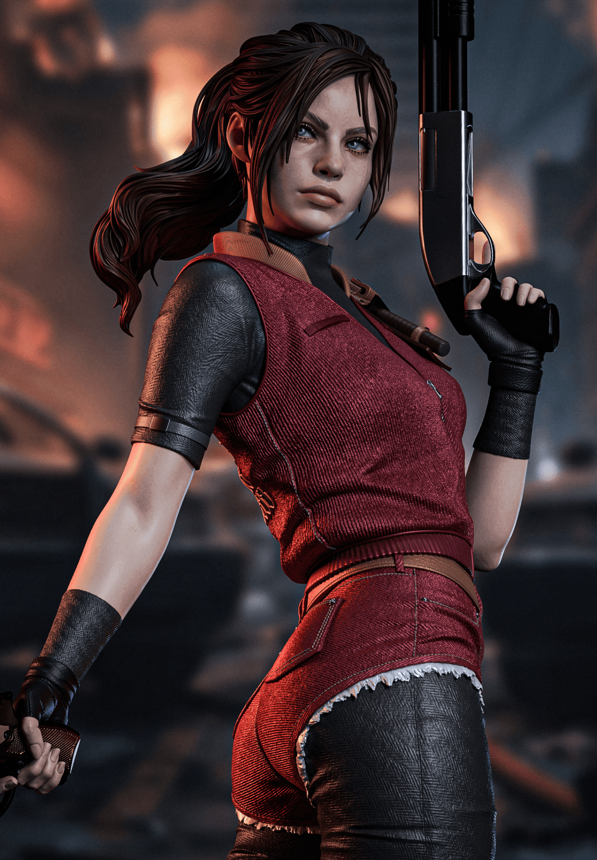 Claire Redfield - CA 3D Studios - Dark Forge Arts