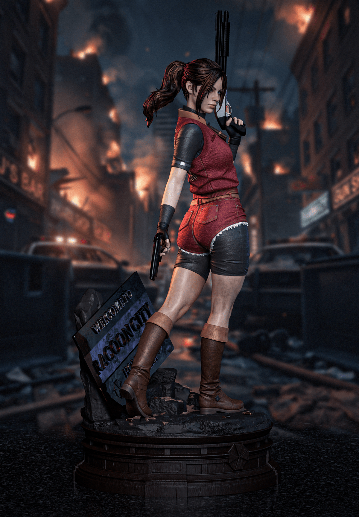 Claire Redfield - CA 3D Studios - Dark Forge Arts