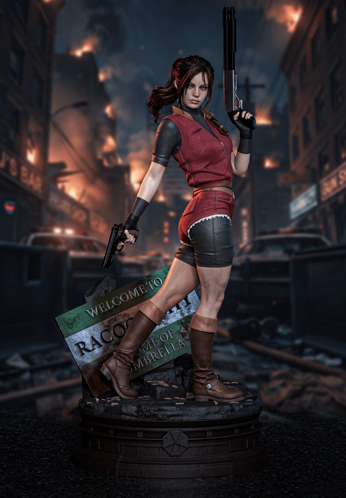 Claire Redfield - CA 3D Studios - Dark Forge Arts