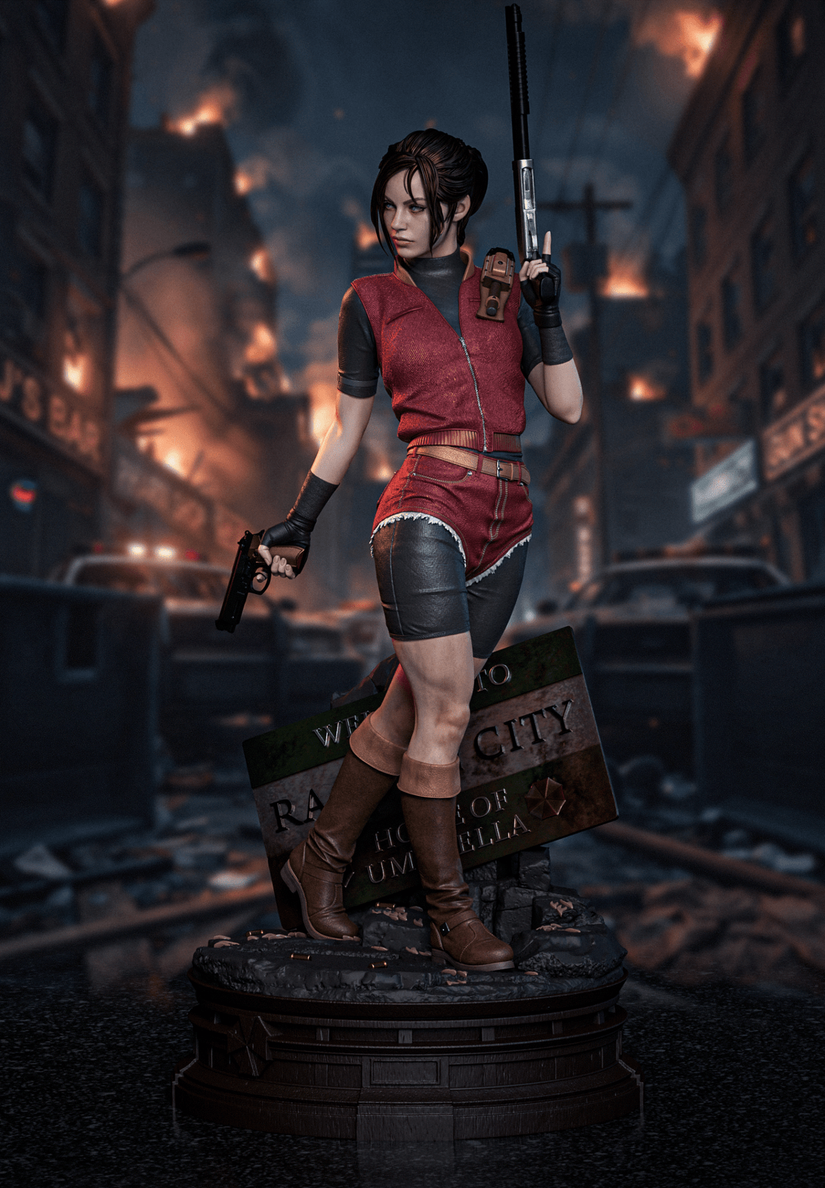 Claire Redfield - CA 3D Studios - Dark Forge Arts