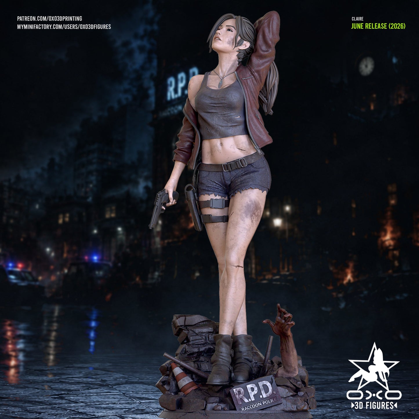 Claire Redfield - OXO3D - Dark Forge Arts