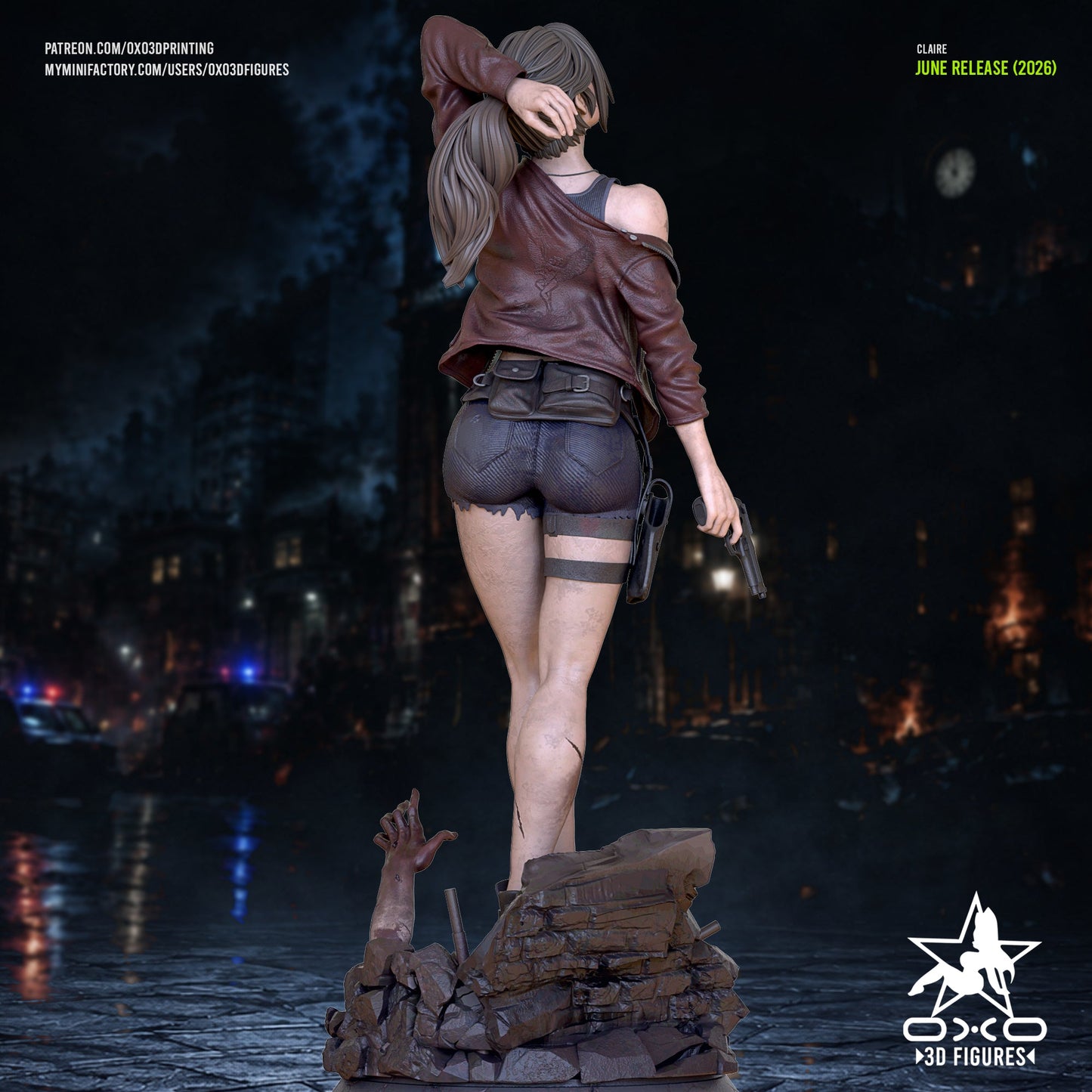 Claire Redfield - OXO3D - Dark Forge Arts