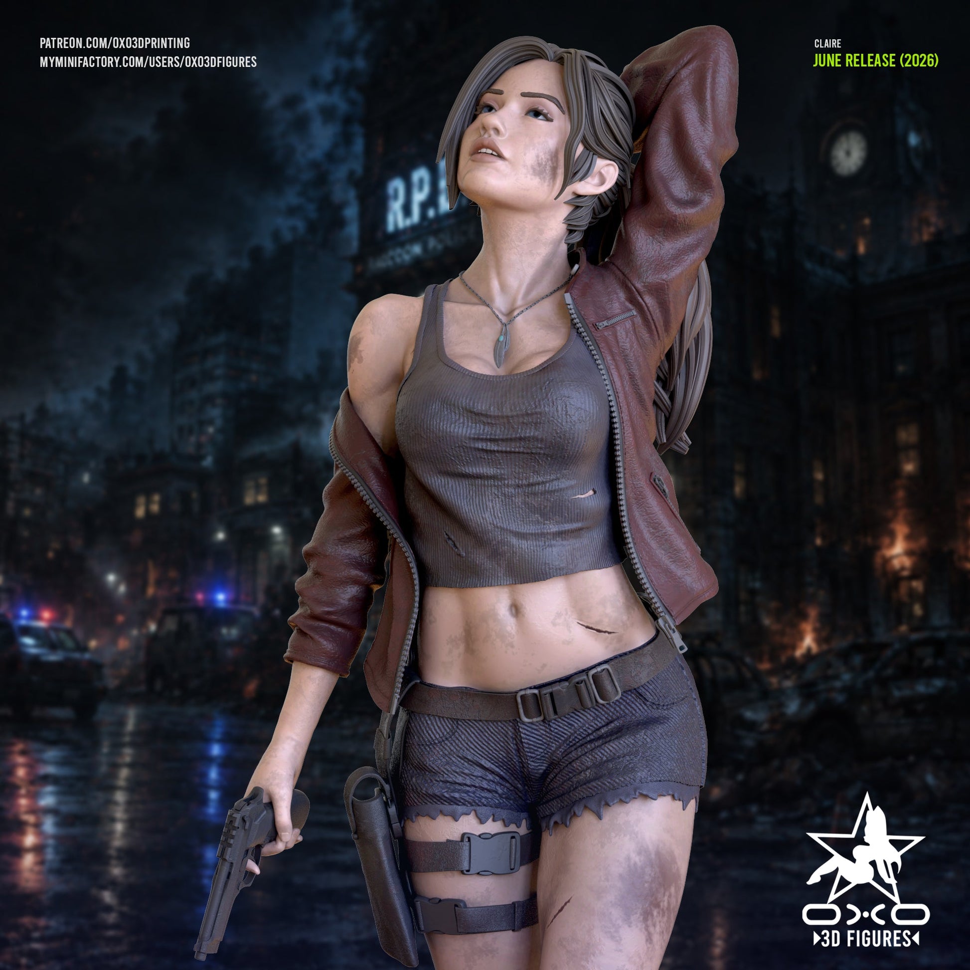 Claire Redfield - OXO3D - Dark Forge Arts