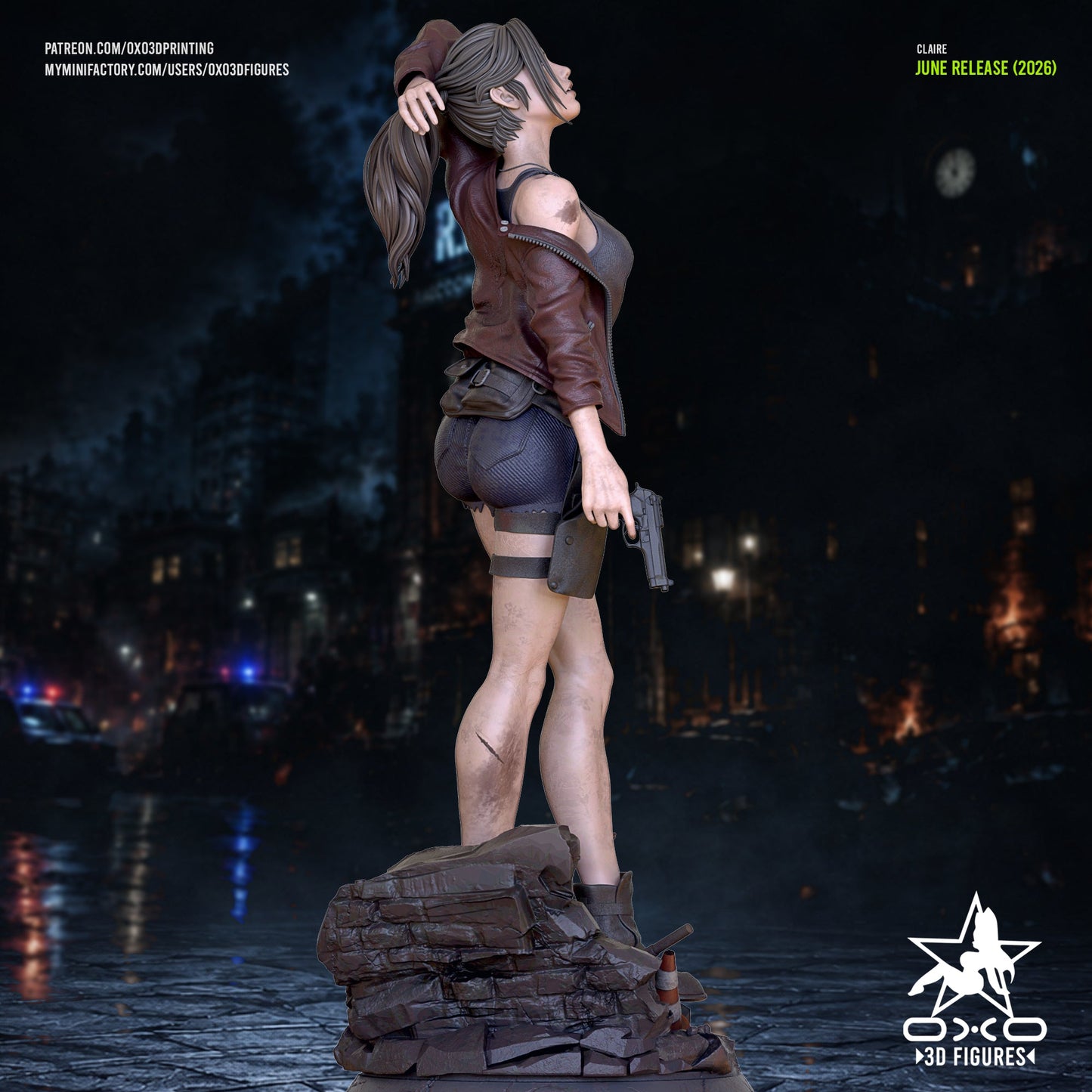 Claire Redfield - OXO3D - Dark Forge Arts