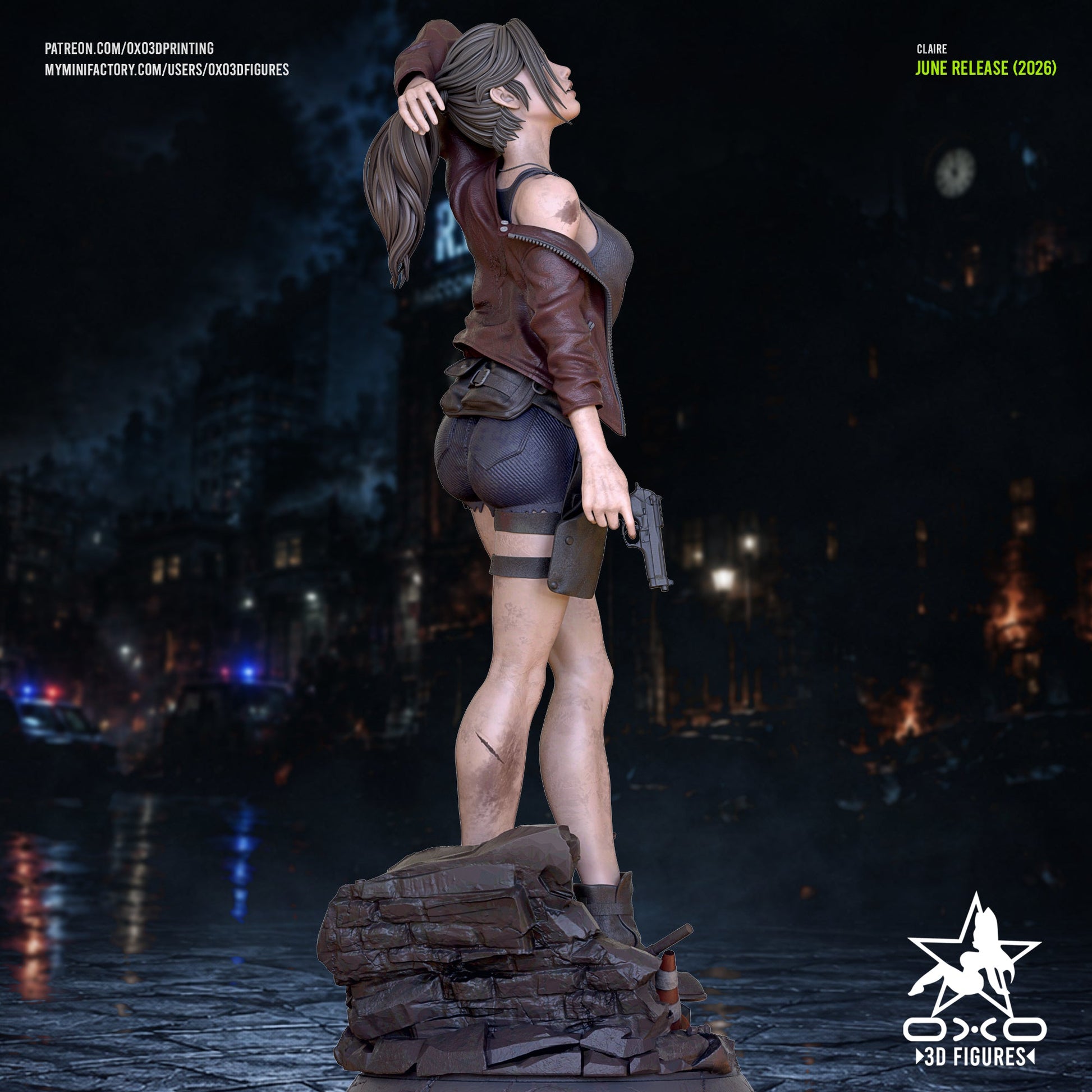 Claire Redfield - OXO3D - Dark Forge Arts