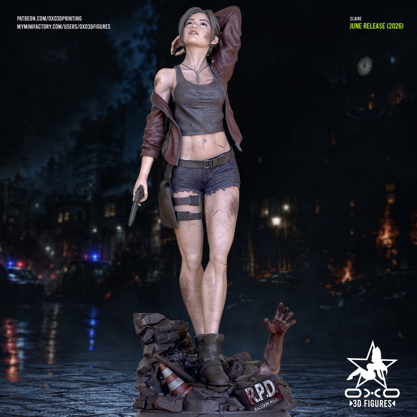 Claire Redfield - OXO3D - Dark Forge Arts