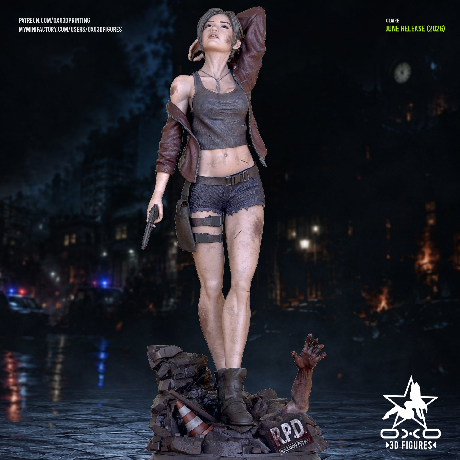 Claire Redfield - OXO3D - Dark Forge Arts