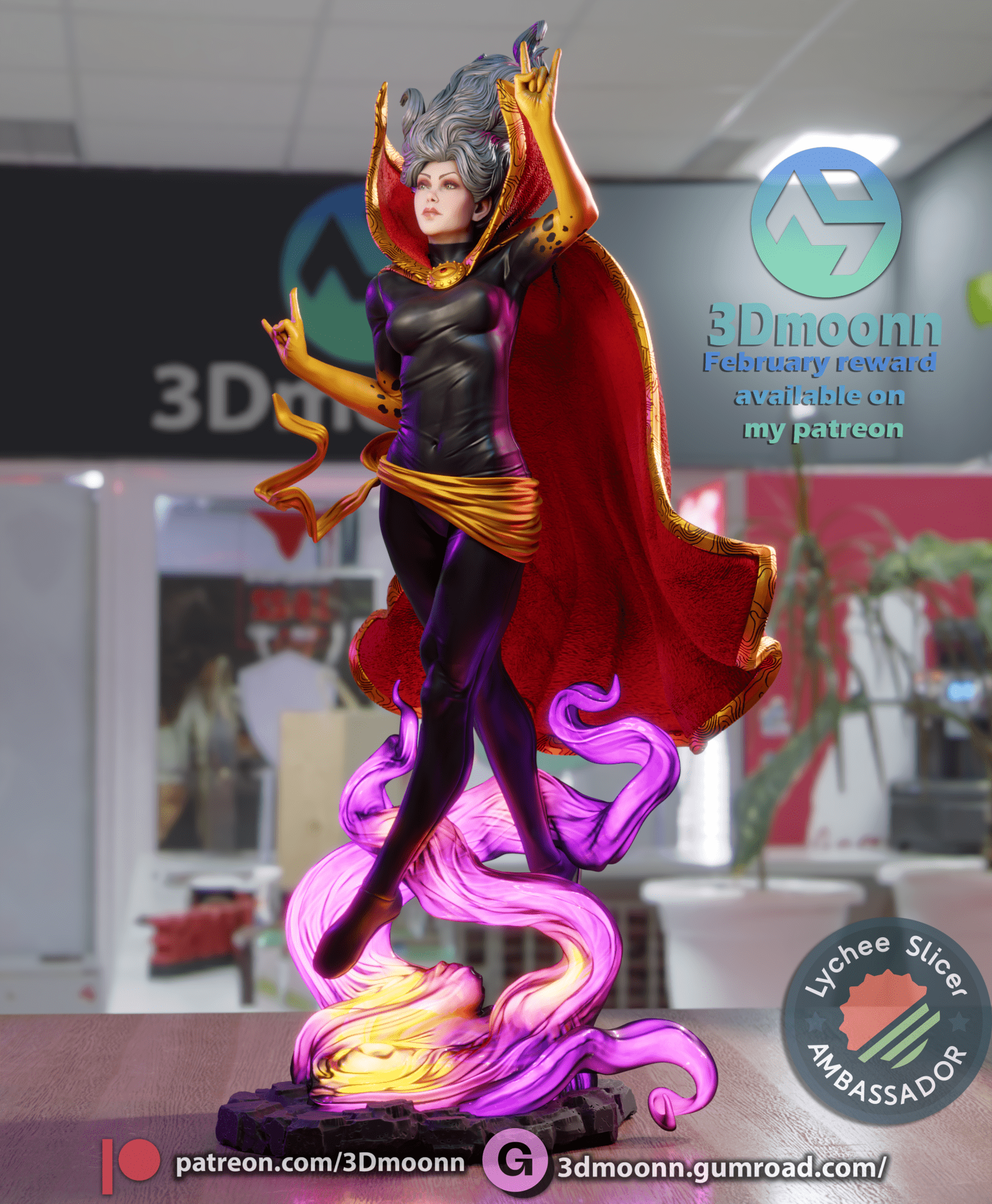 Clea Strange - 3DMoonn - Dark Forge Arts