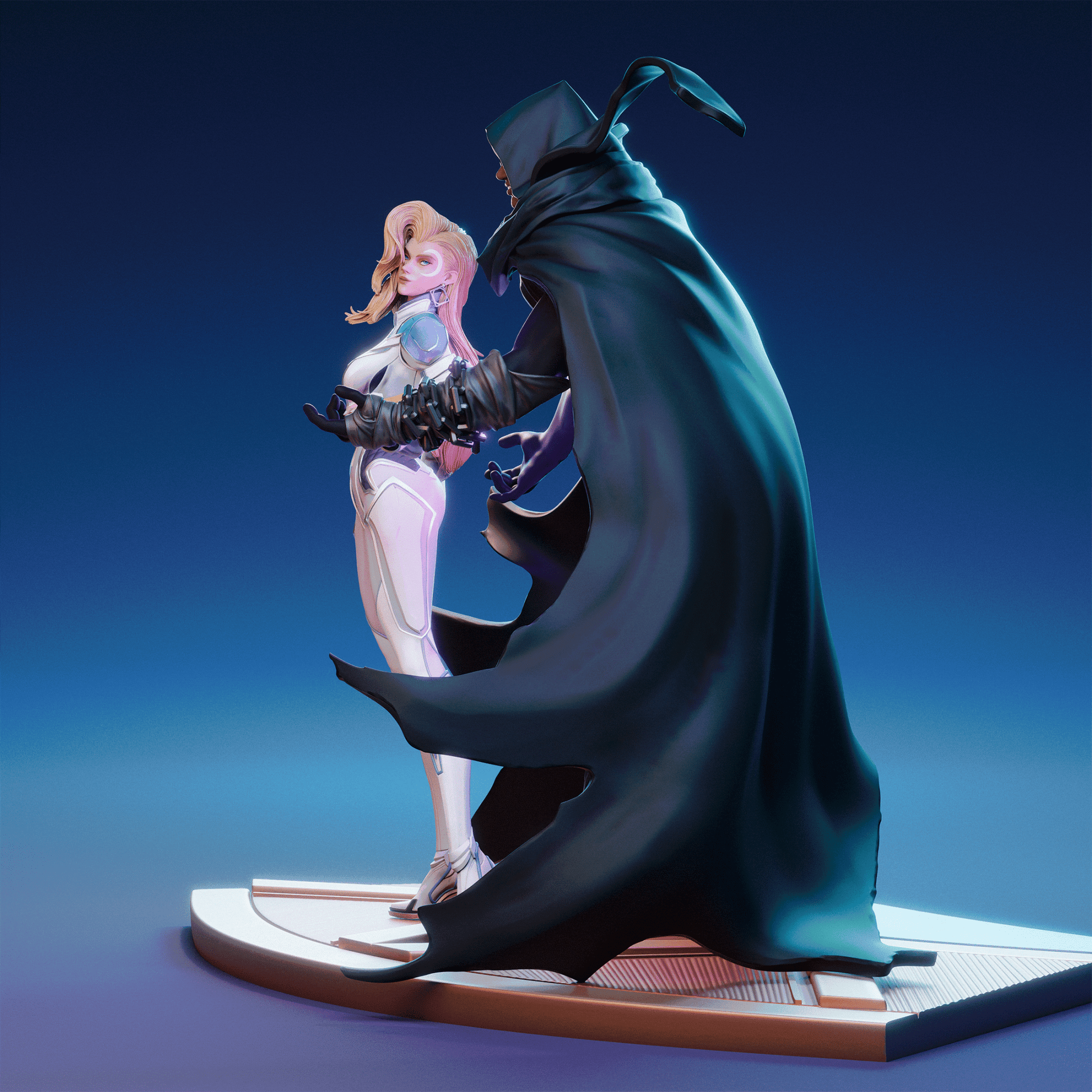 Cloak and Dagger (Ty and Tandy) - CA 3D Studios - Dark Forge Arts