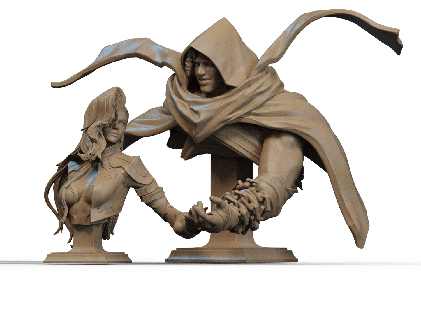 Cloak and Dagger (Ty and Tandy) - CA 3D Studios - Dark Forge Arts