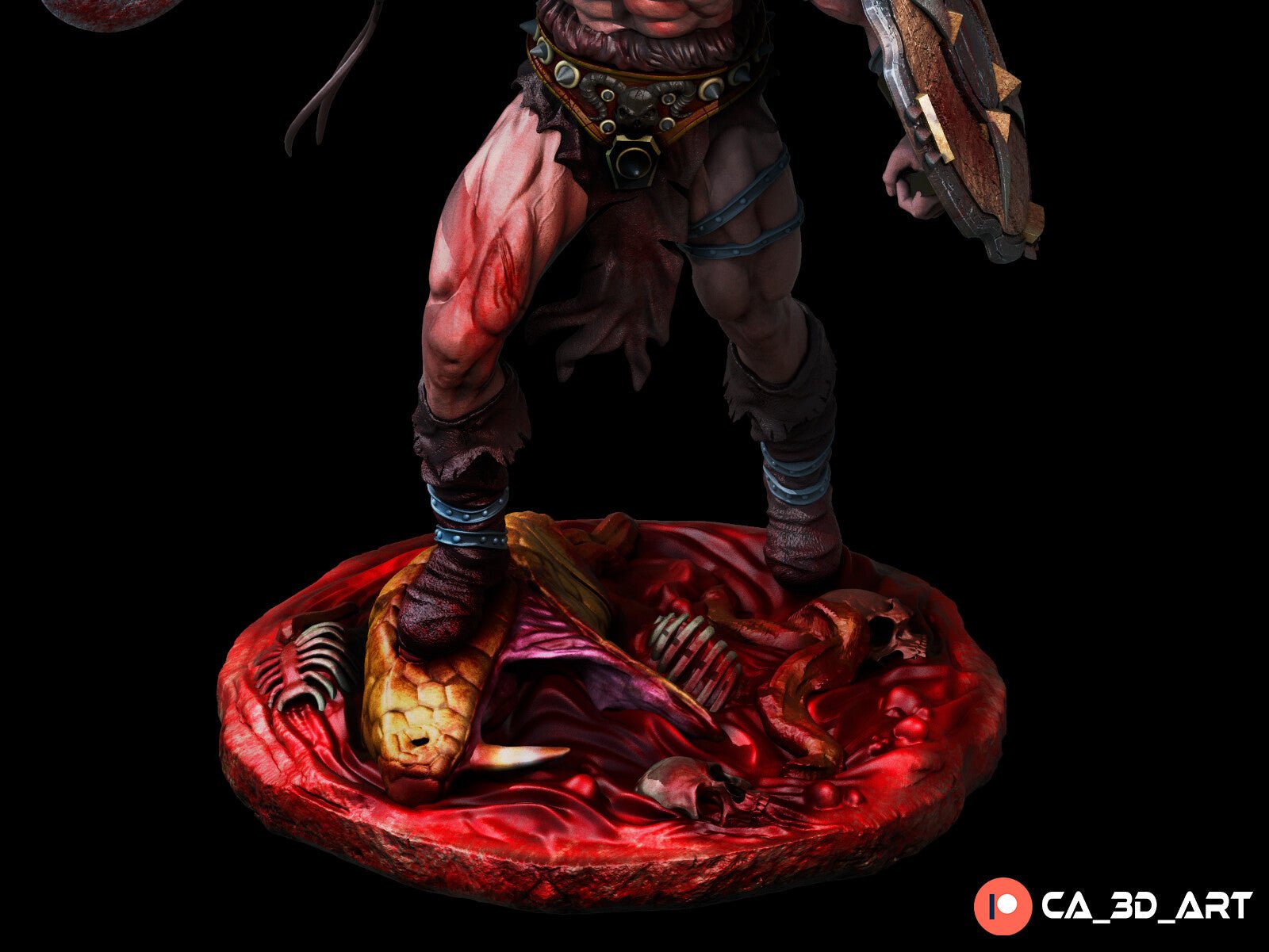 Conan v2 - CA 3D Studios - Dark Forge Arts
