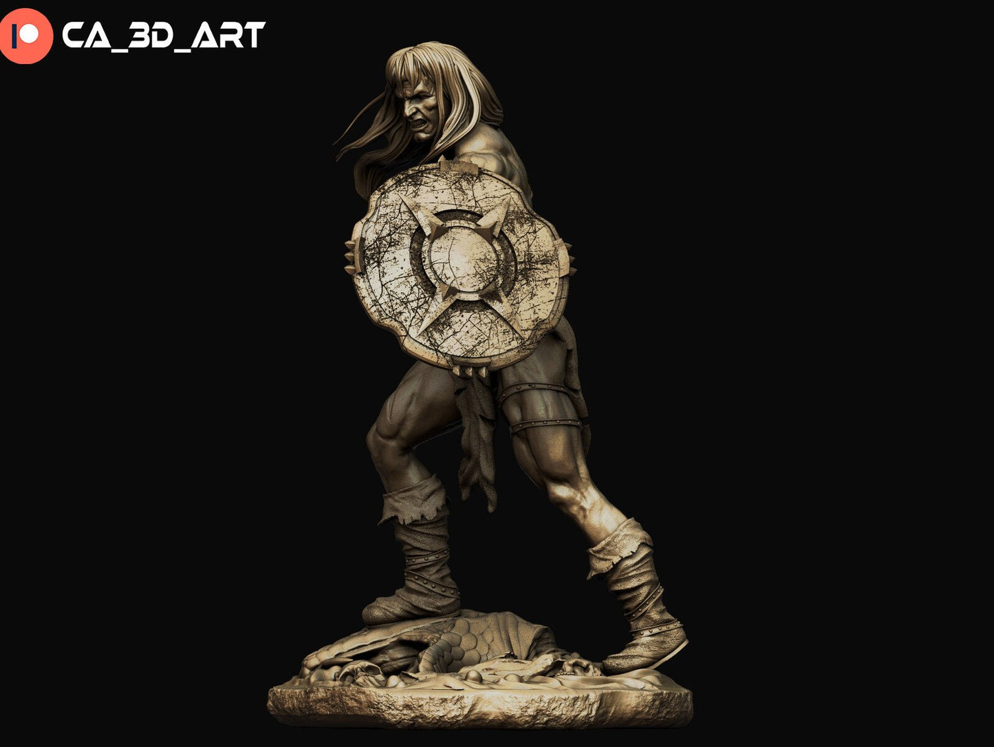 Conan v2 - CA 3D Studios - Dark Forge Arts