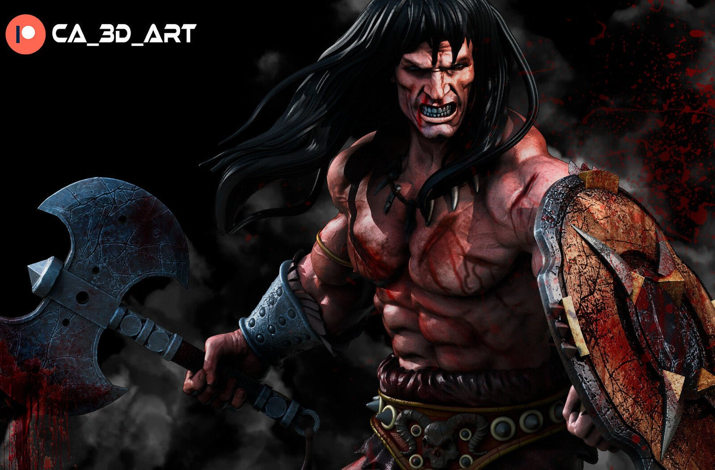 Conan v2 - CA 3D Studios - Dark Forge Arts