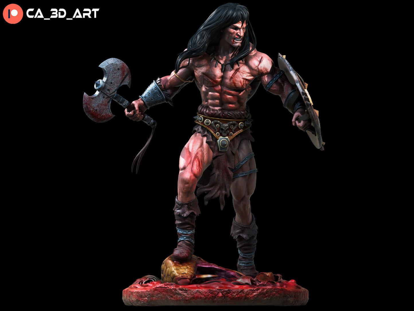 Conan v2 - CA 3D Studios - Dark Forge Arts