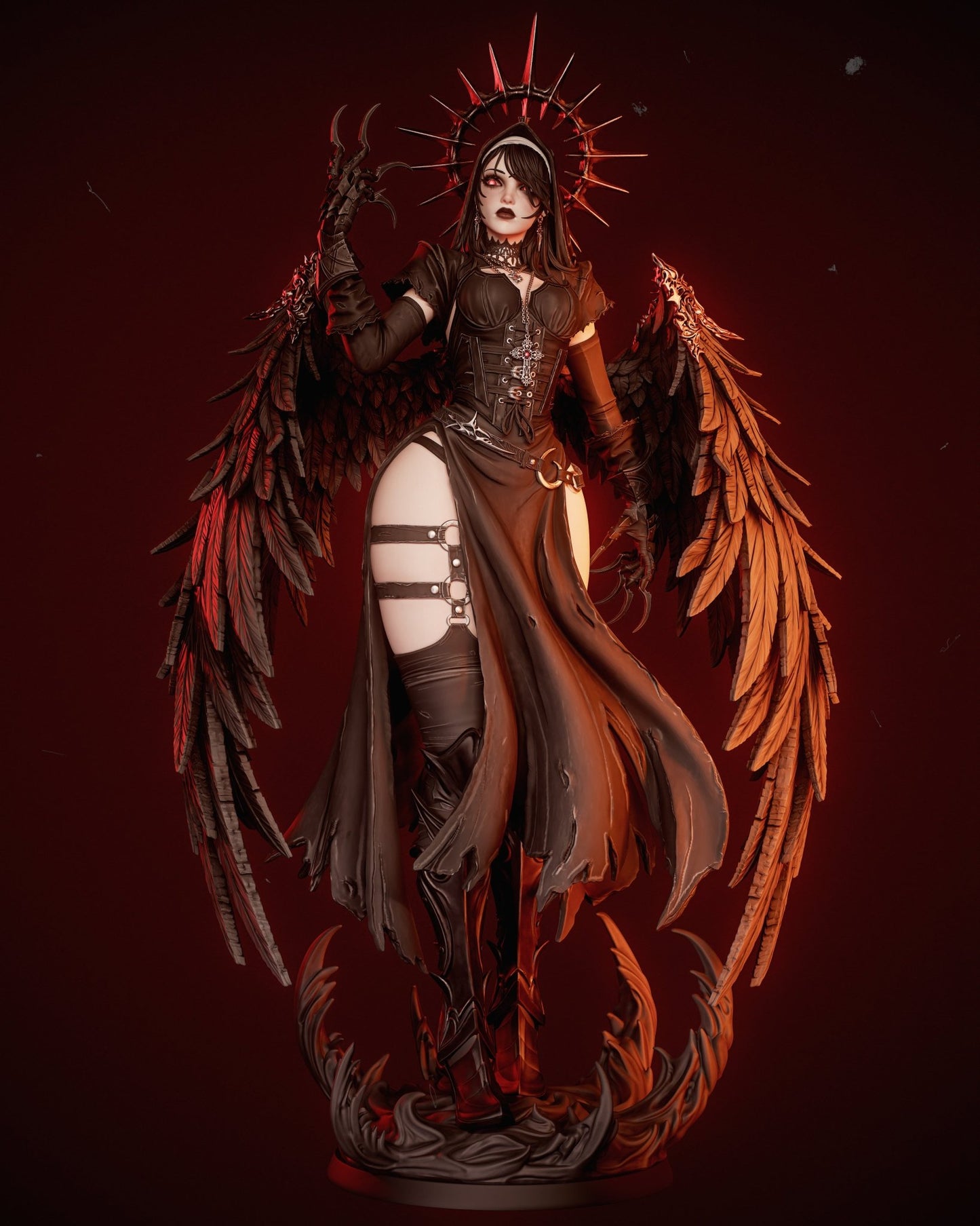 Corrupted Nun - CA 3D Studios - Dark Forge Arts