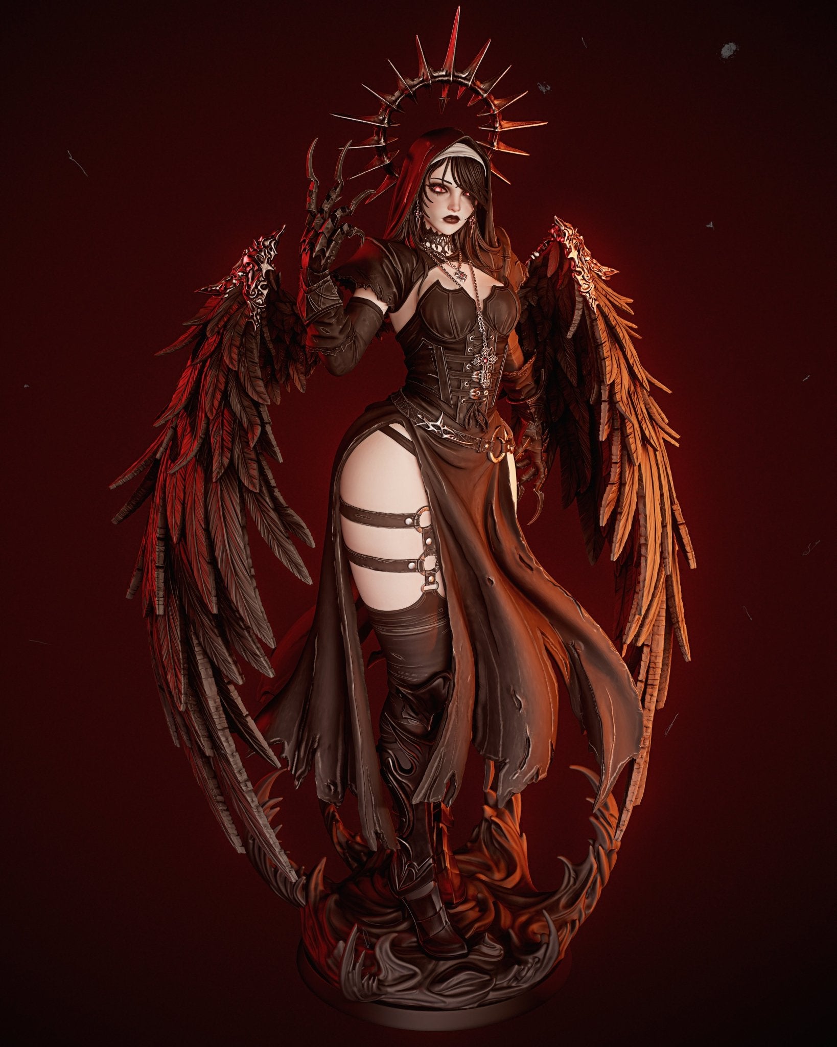 Corrupted Nun - CA 3D Studios - Dark Forge Arts