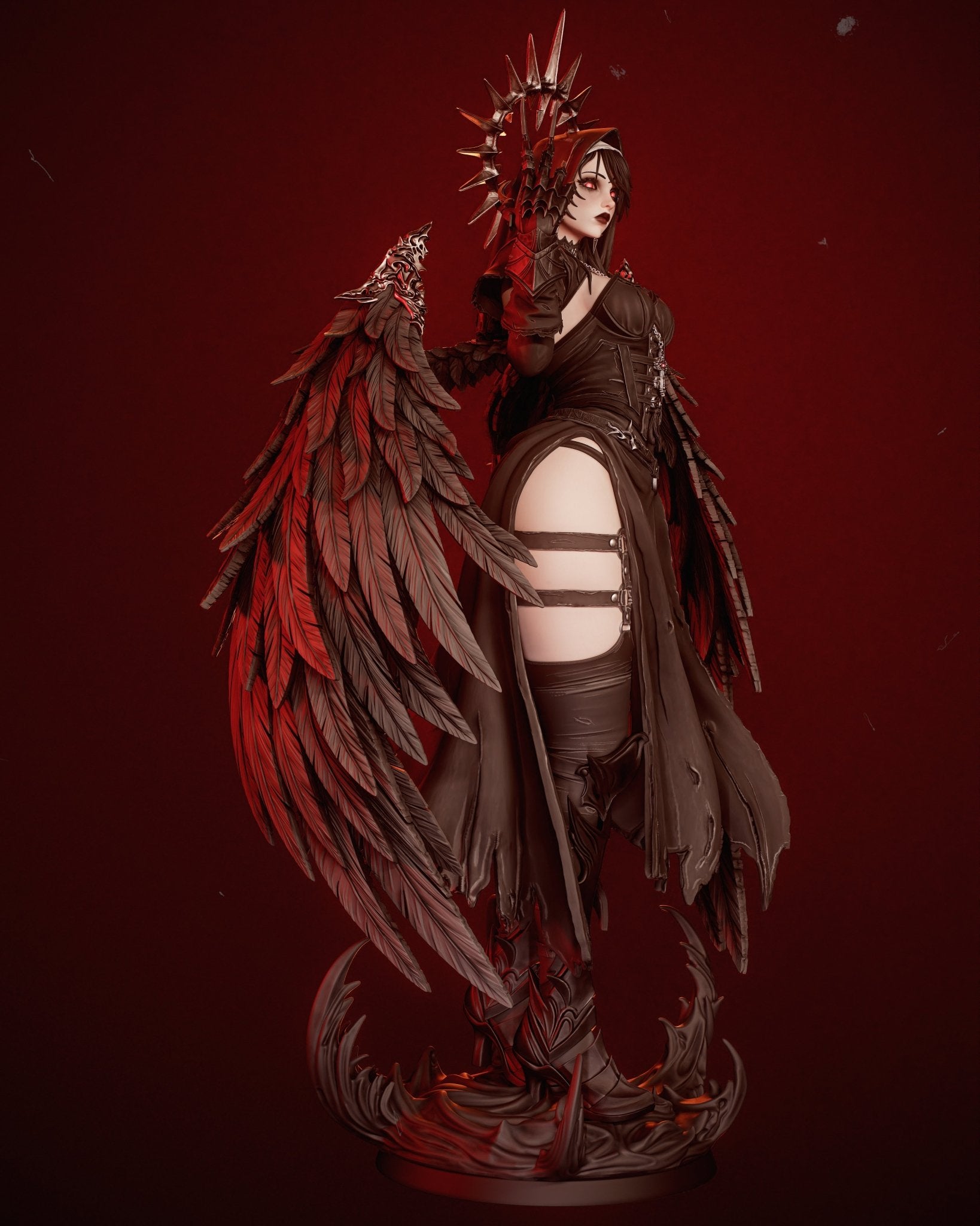 Corrupted Nun - CA 3D Studios - Dark Forge Arts