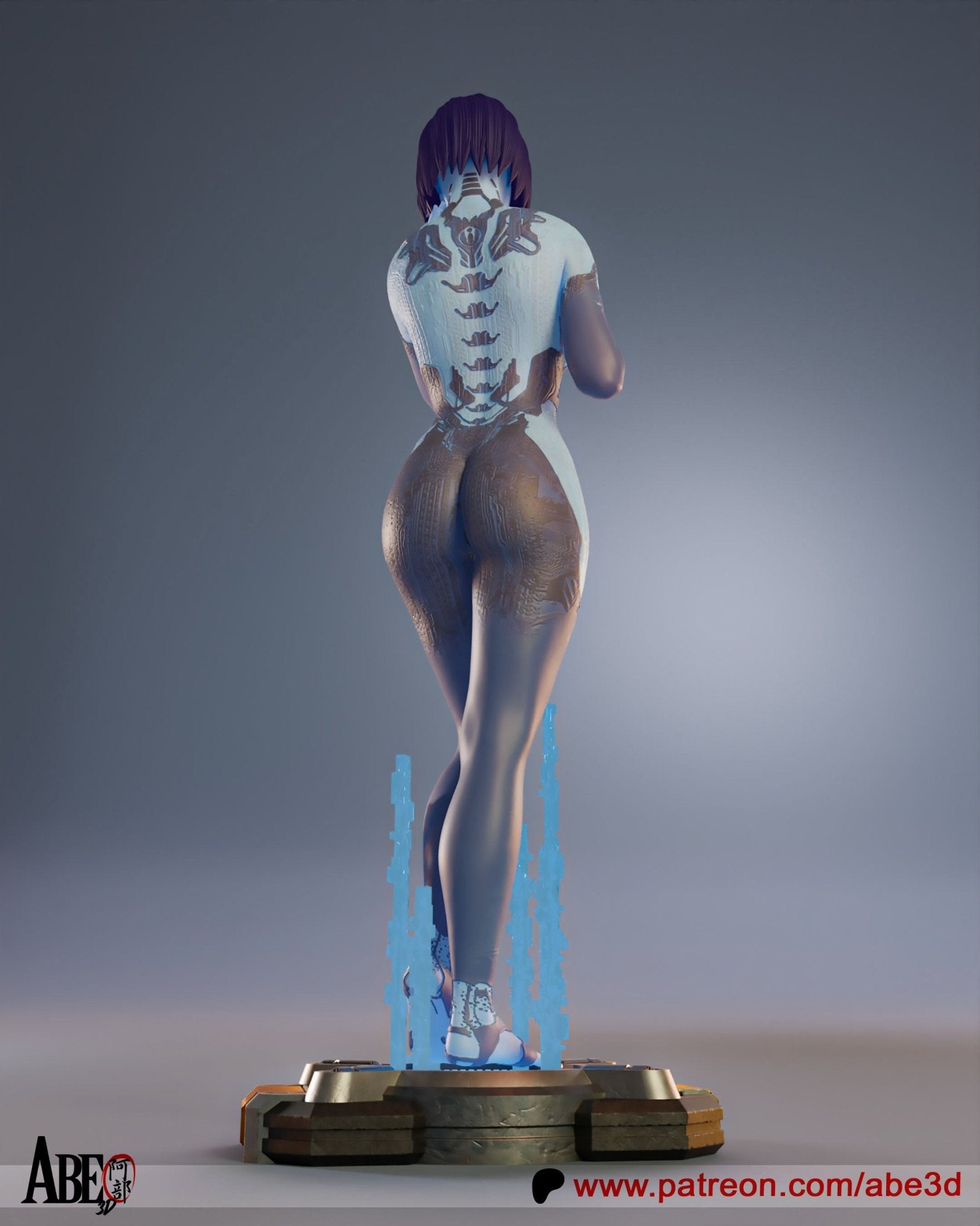 Cortana - Abe3D - Dark Forge Arts