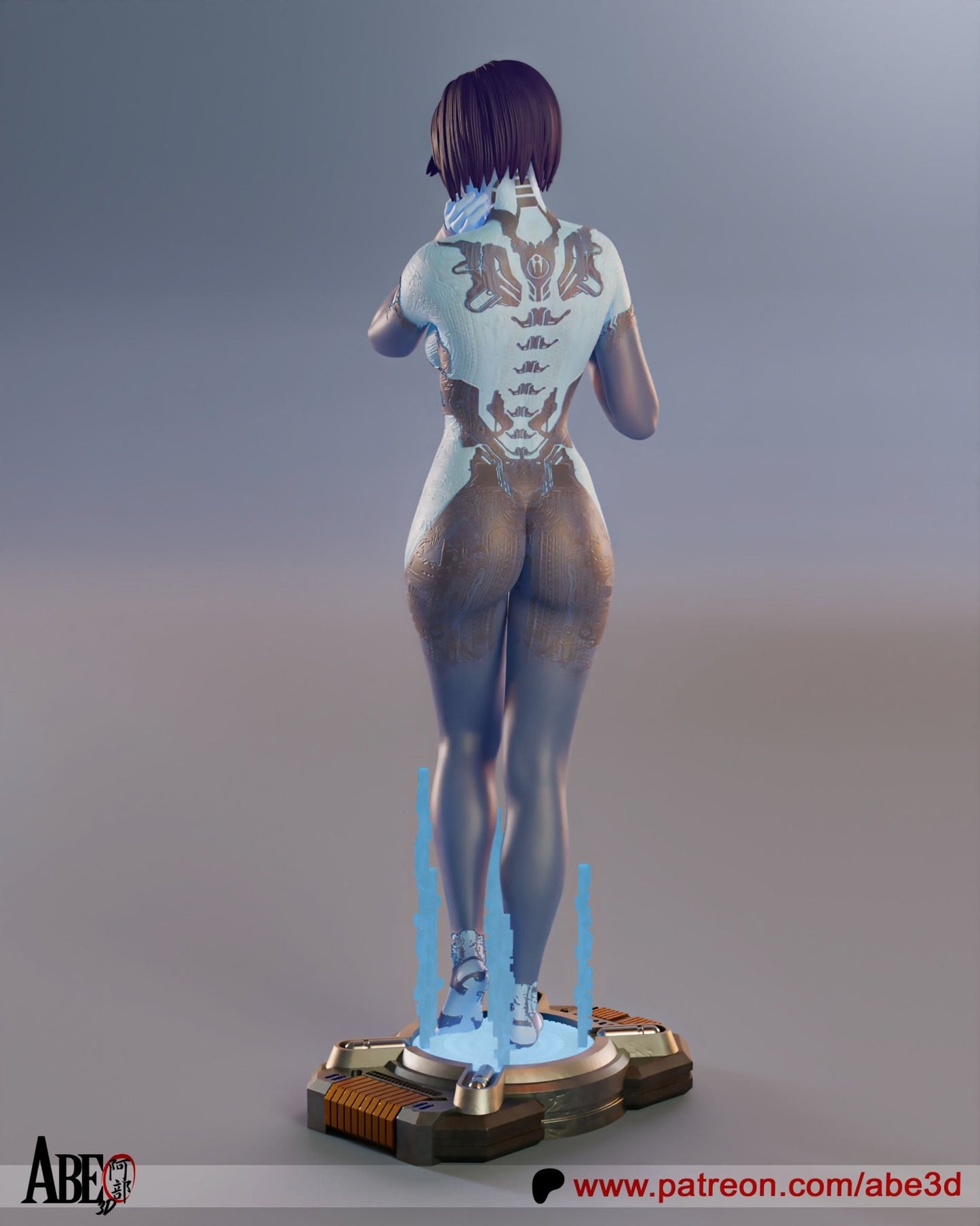 Cortana - Abe3D - Dark Forge Arts
