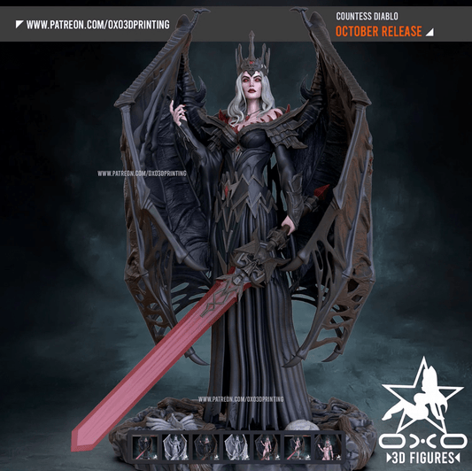 Countess Waifu - OXO3D - Dark Forge Arts