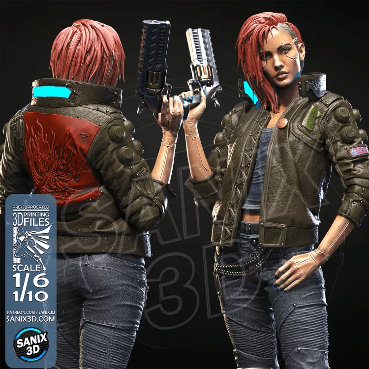 Cyberpunk - V - Sanix3D - Dark Forge Arts