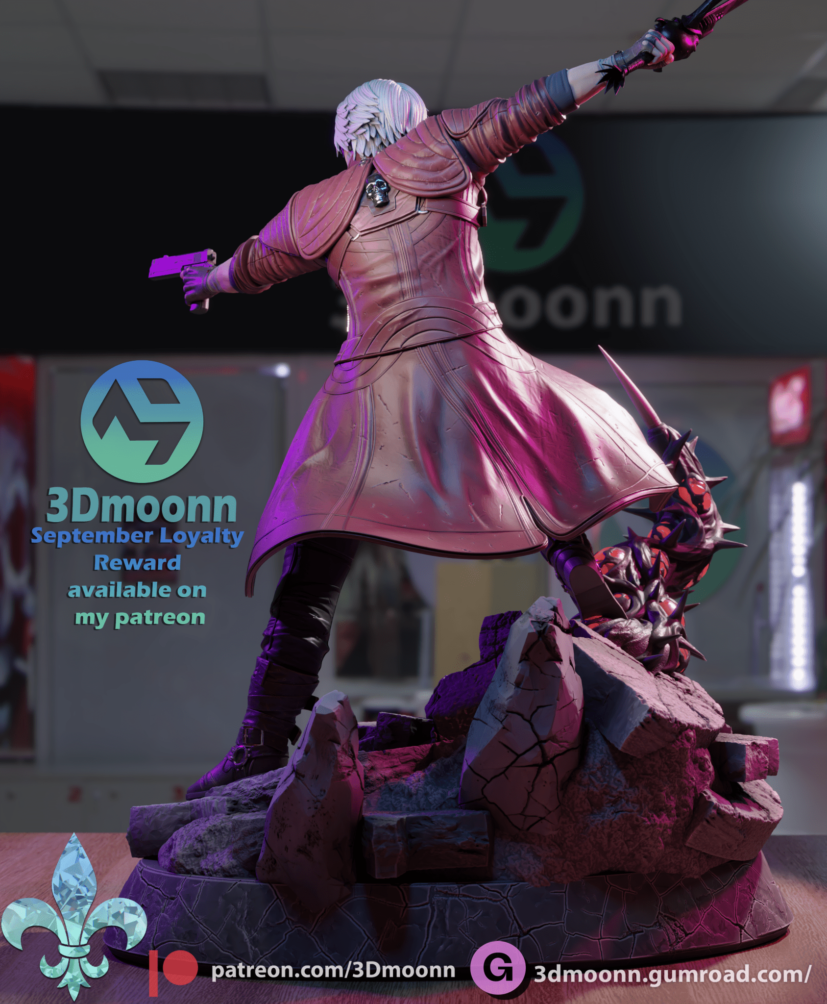 Dante - 3DMoonn - Dark Forge Arts
