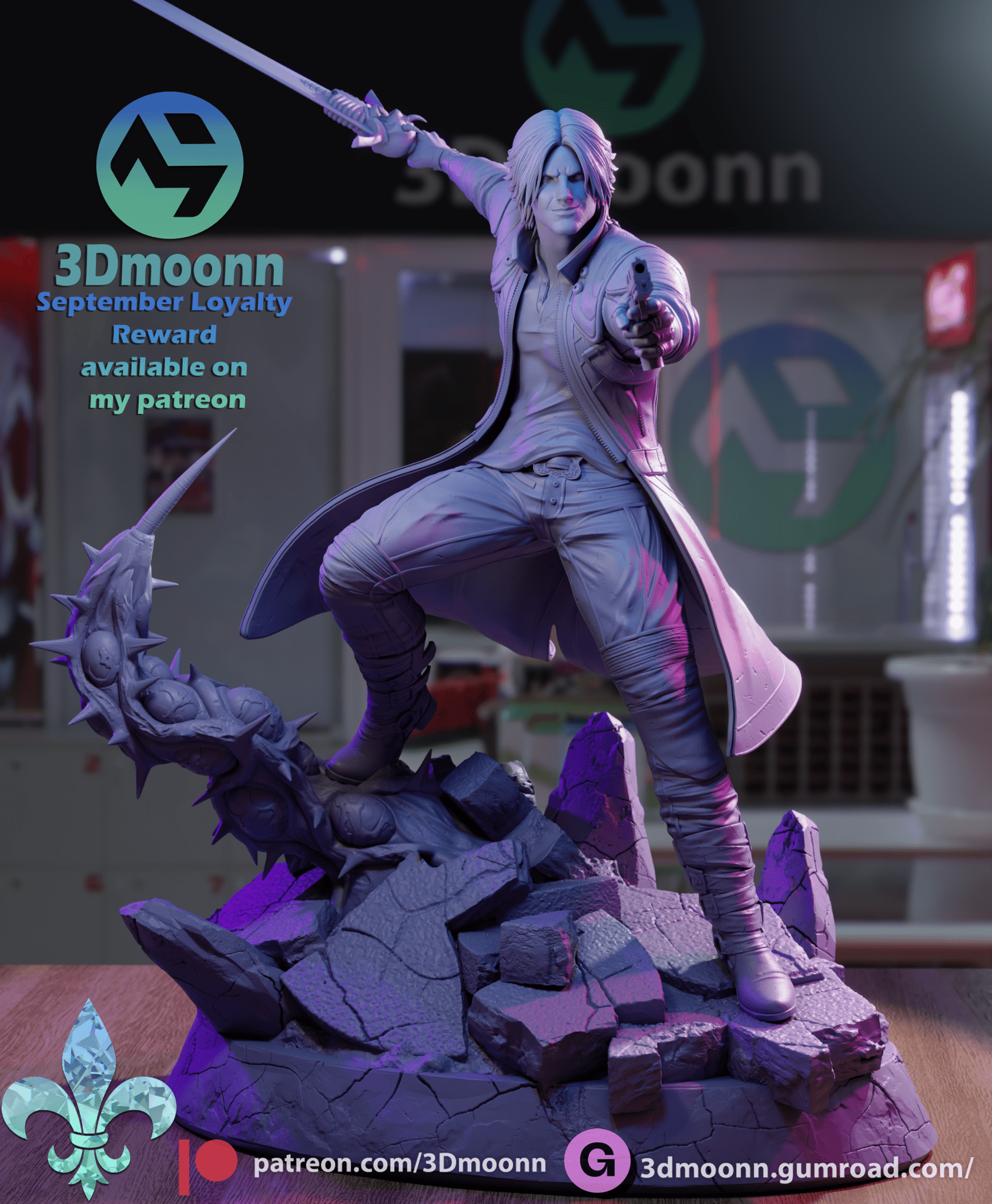 Dante - 3DMoonn - Dark Forge Arts