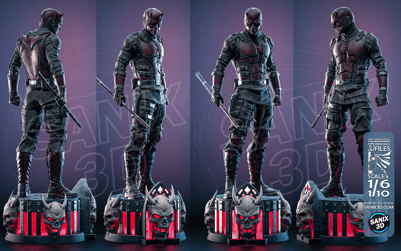 Daredevil v2 - Sanix3D - Dark Forge Arts