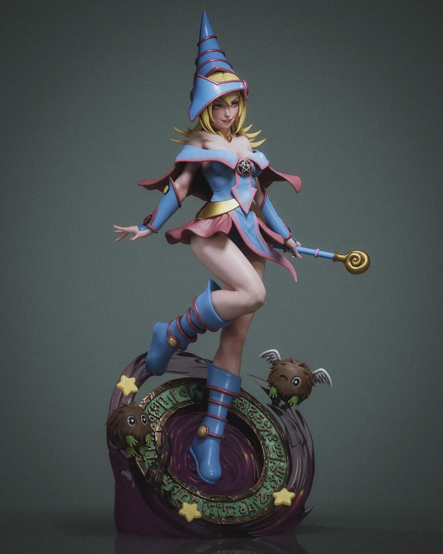 Dark Magician Girl - Abe3D - Dark Forge Arts