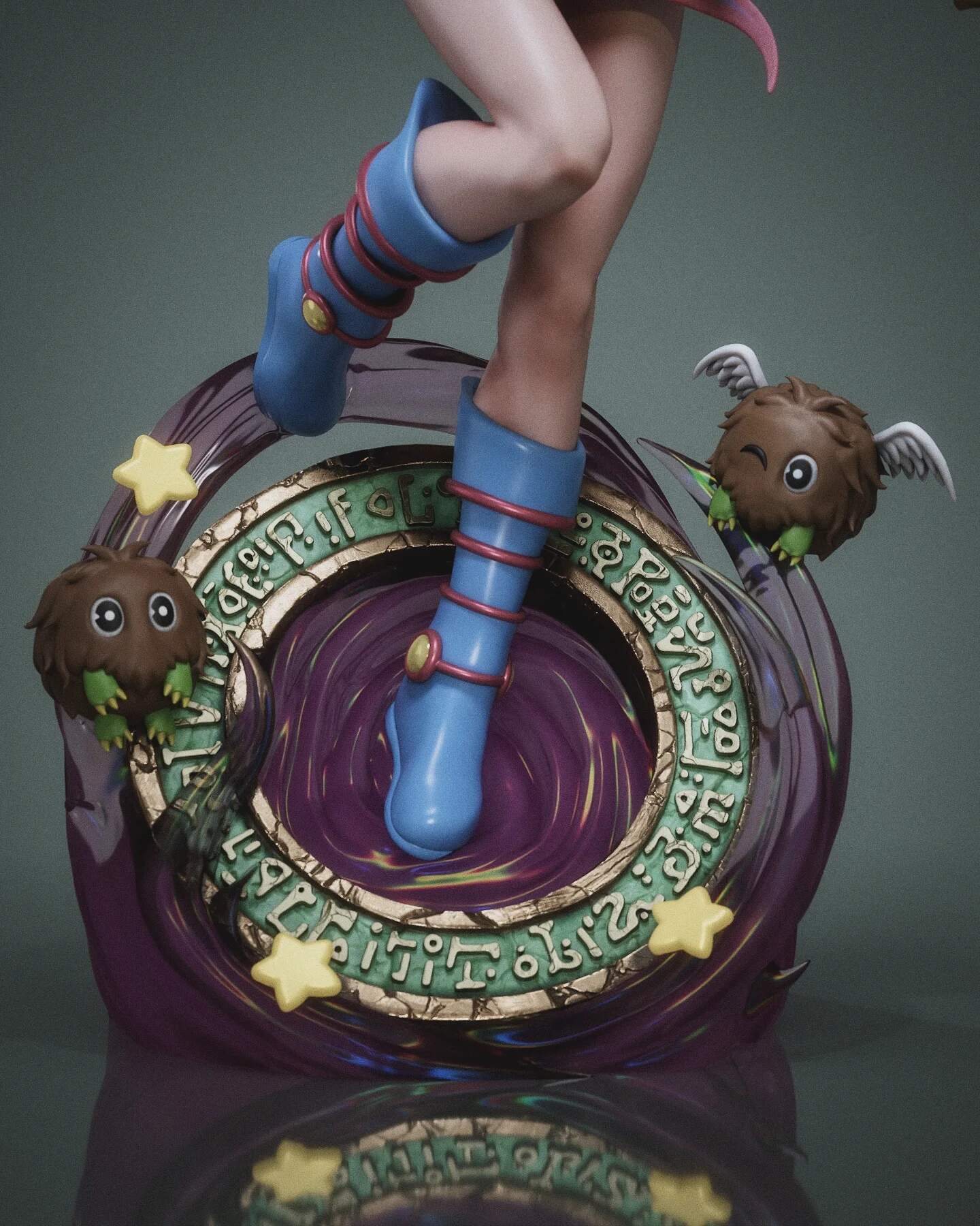 Dark Magician Girl - Abe3D - Dark Forge Arts