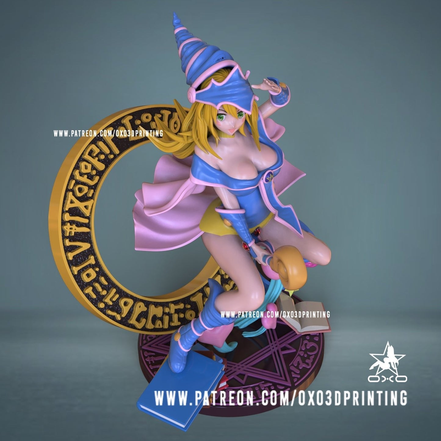 Dark Magician Girl - OXO3D - Dark Forge Arts