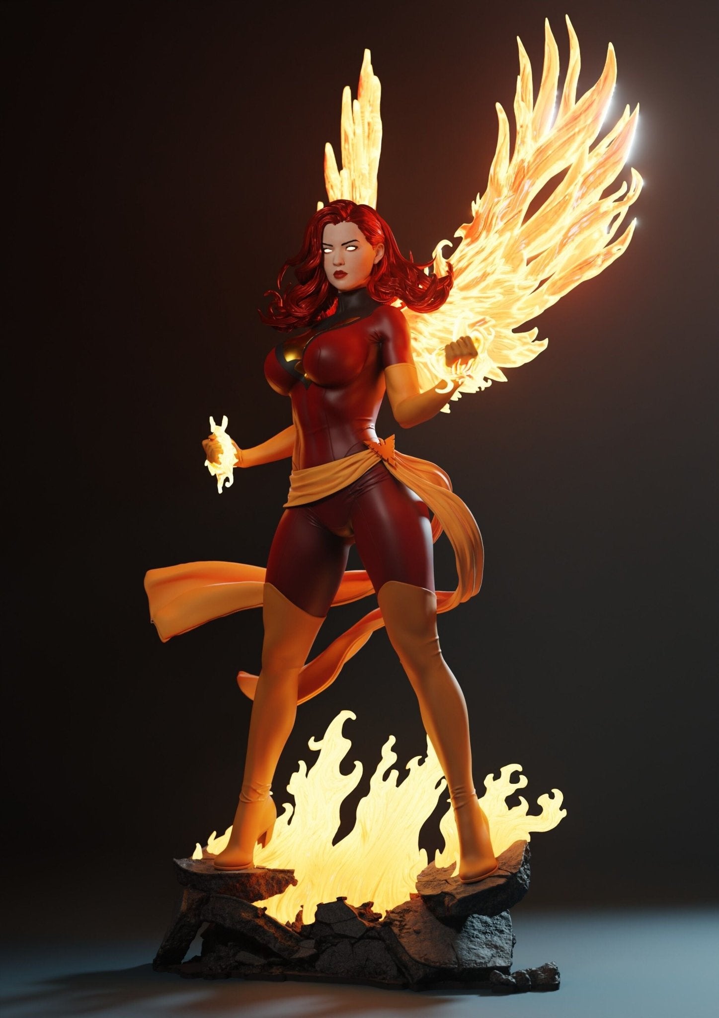 Dark Phoenix - Abe3D - Dark Forge Arts