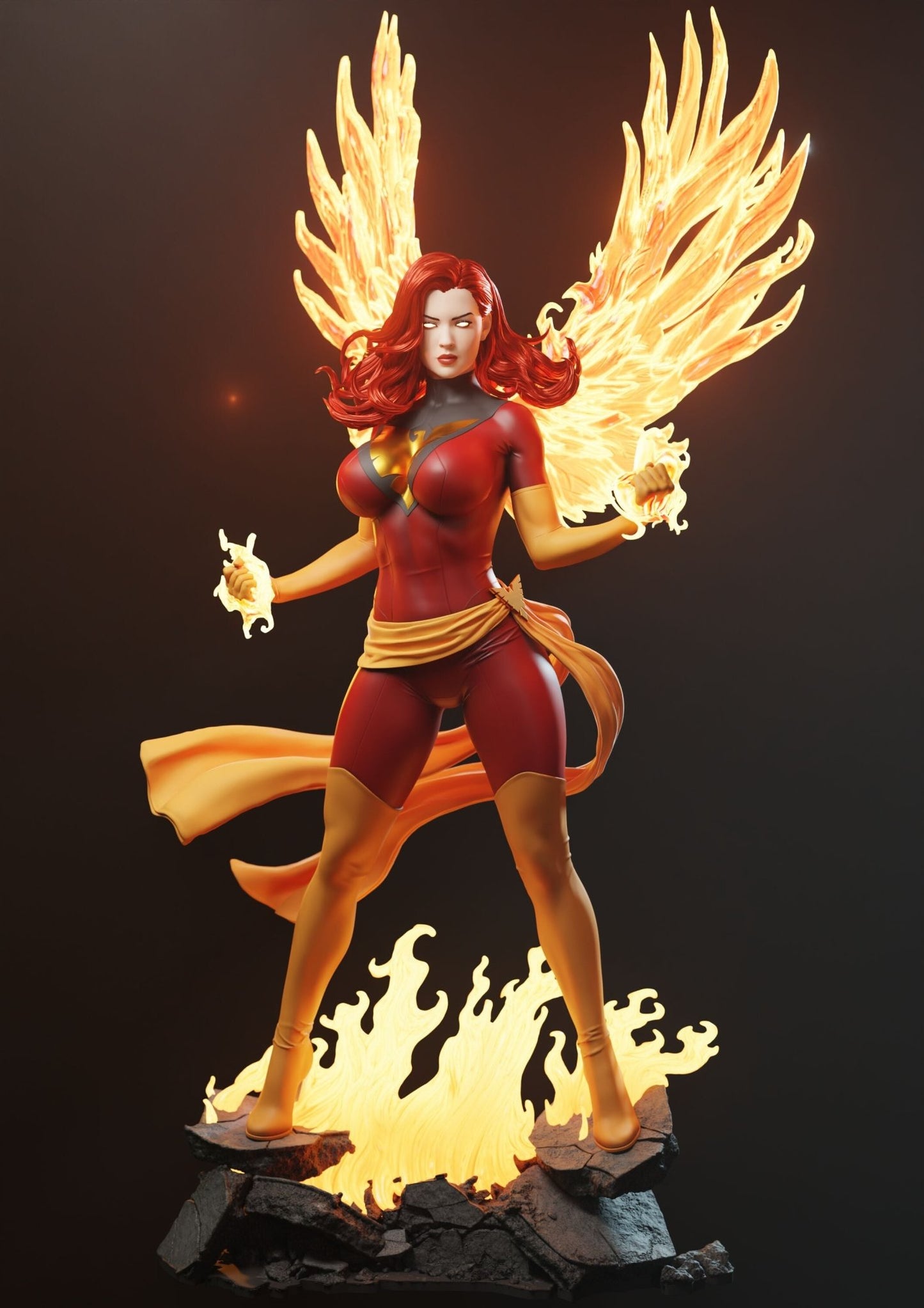 Dark Phoenix - Abe3D - Dark Forge Arts