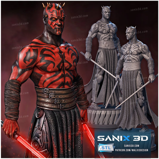 Darth Maul - Sanix3D - Dark Forge Arts